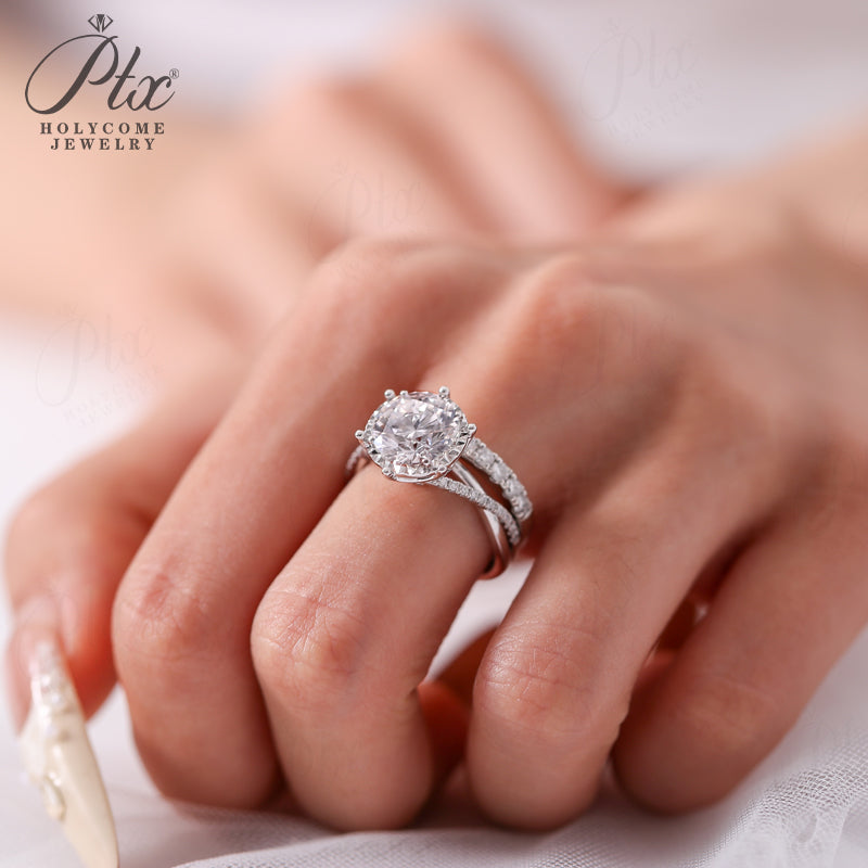 loose moissanite wedding ring in montreal